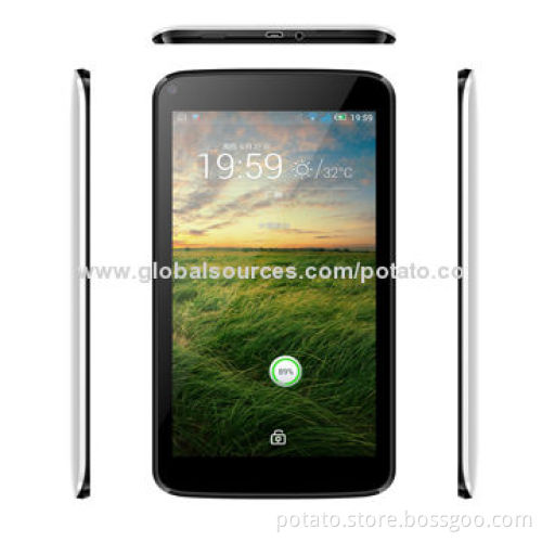 7-inch Newest Tablet PCs with MTK8127 Quad-core, 1,024x600P, GPS, Bluetooth, FM, Mali-450 GPU, HDMI